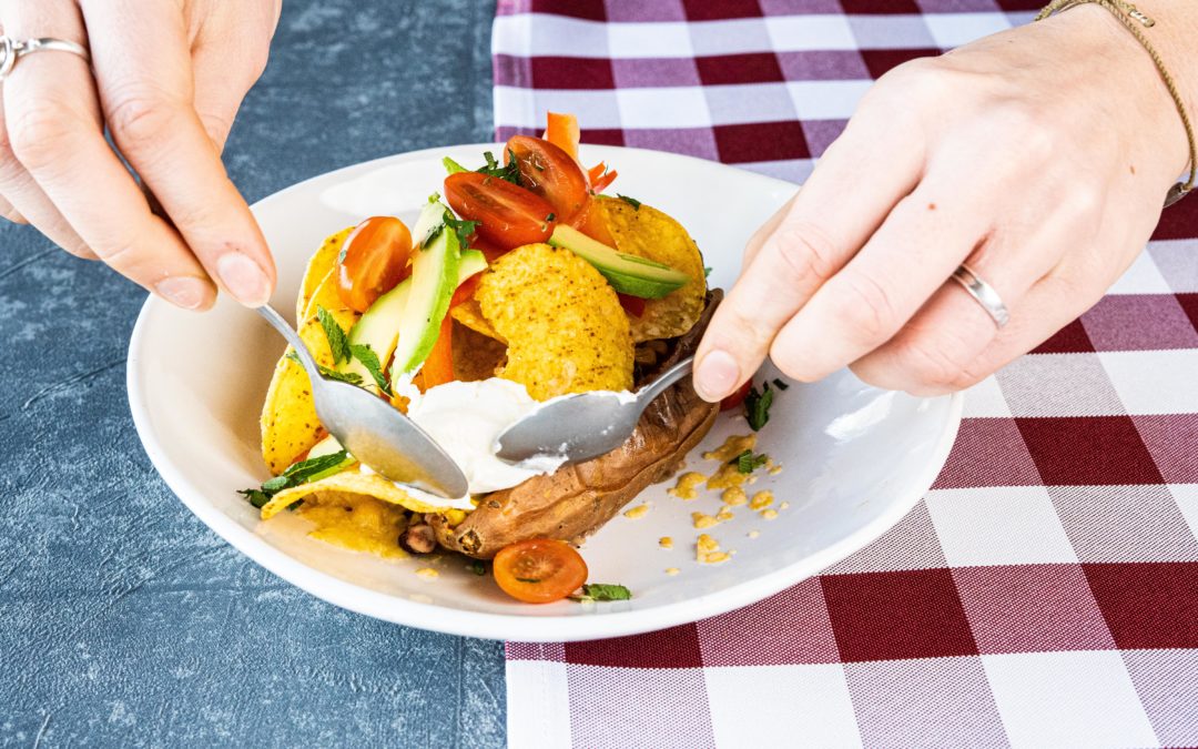 Baked sweet potato