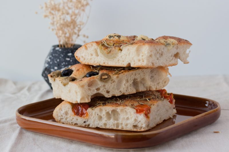 No knead focaccia