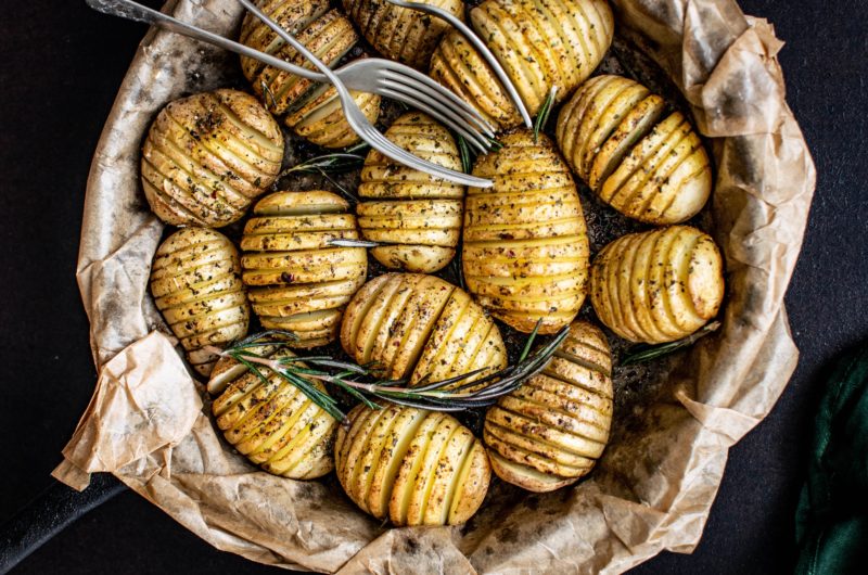 Hasselback potatoes